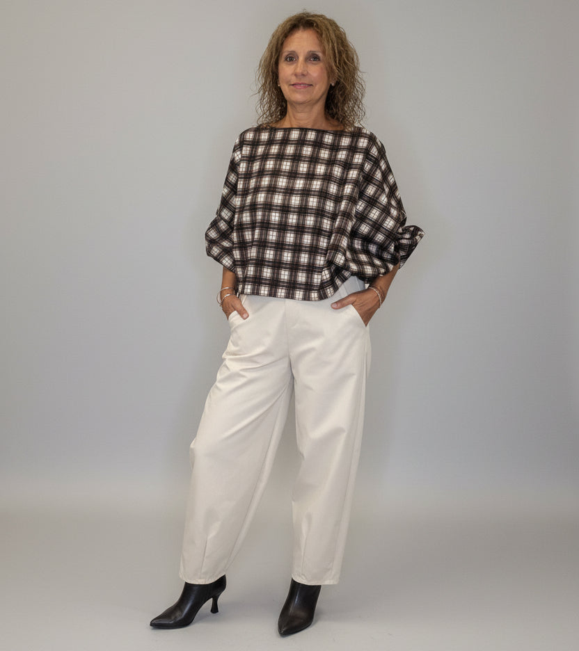 Camicia palloncino Tartan