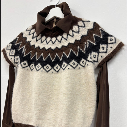 Maglione Norvegese 1/2 manica