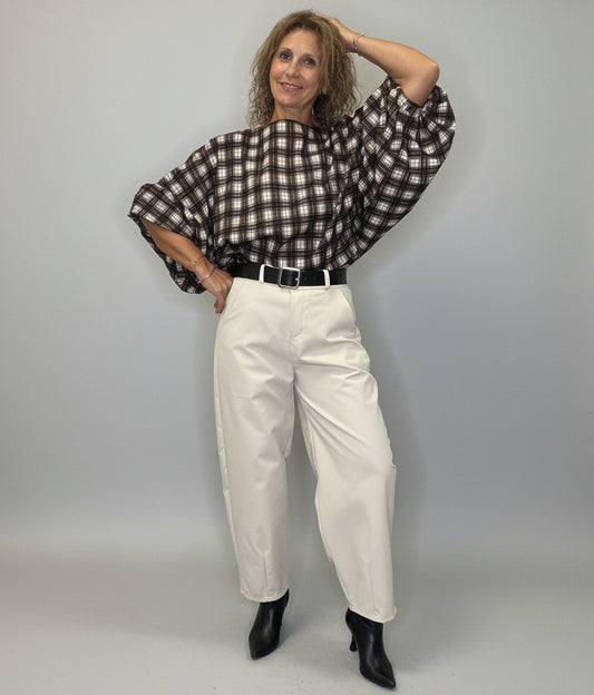 Camicia palloncino Tartan