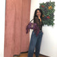 Borsa Frange Bordeaux - Micambio
