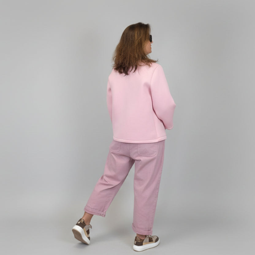 Giacca Neoprene Rosa - Micambio