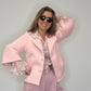 Giacca Neoprene Rosa - Micambio