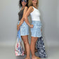 Pantagonna jeans azzurro chiaro - Micambio