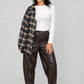 Pantaloni Similpelle Cioccolato - Micambio