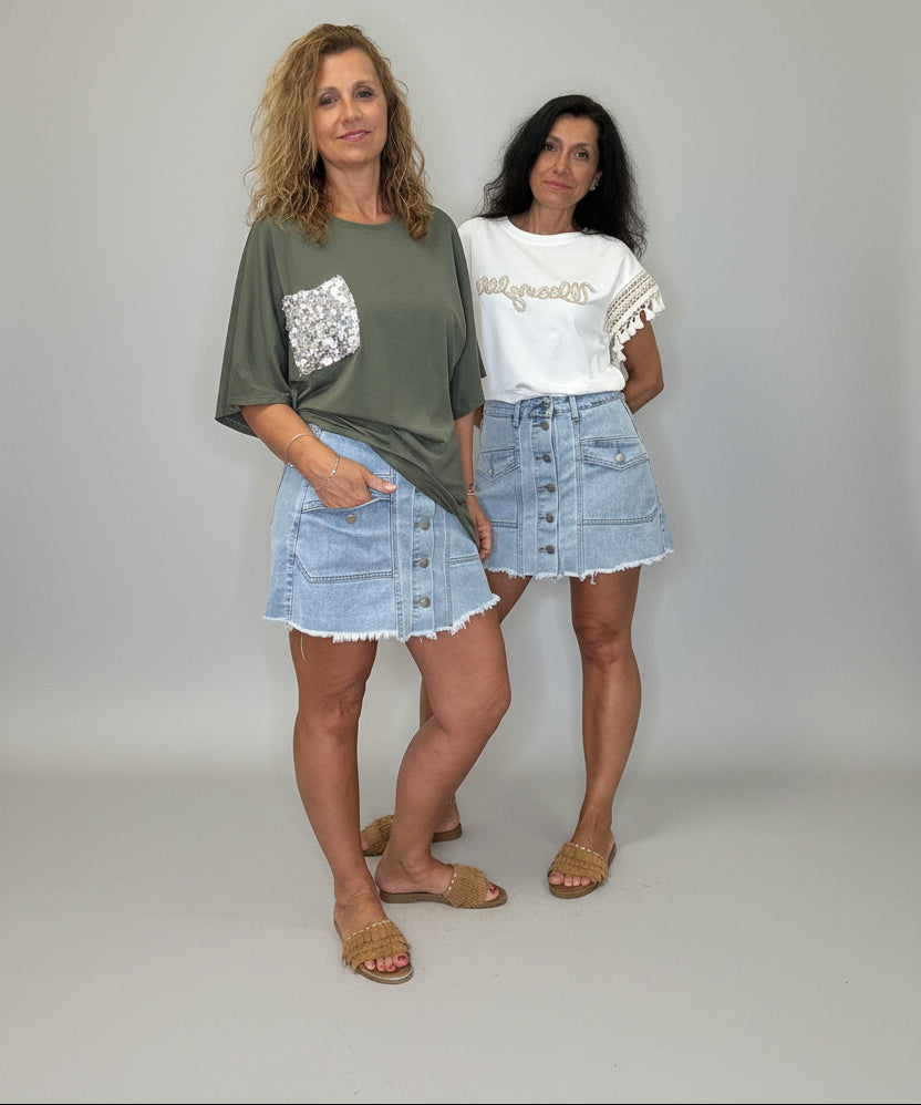 Pantagonna jeans azzurro chiaro - Micambio