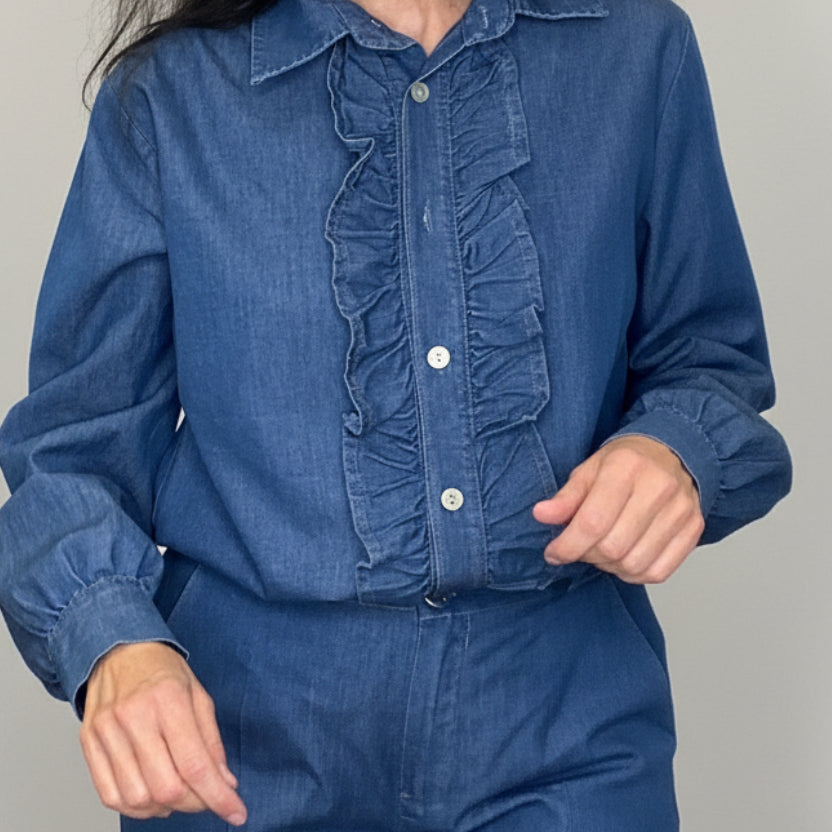 Camicia Jeans Volant - Micambio
