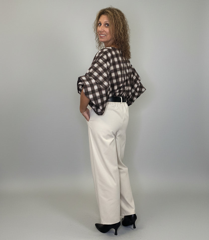 Camicia palloncino Tartan