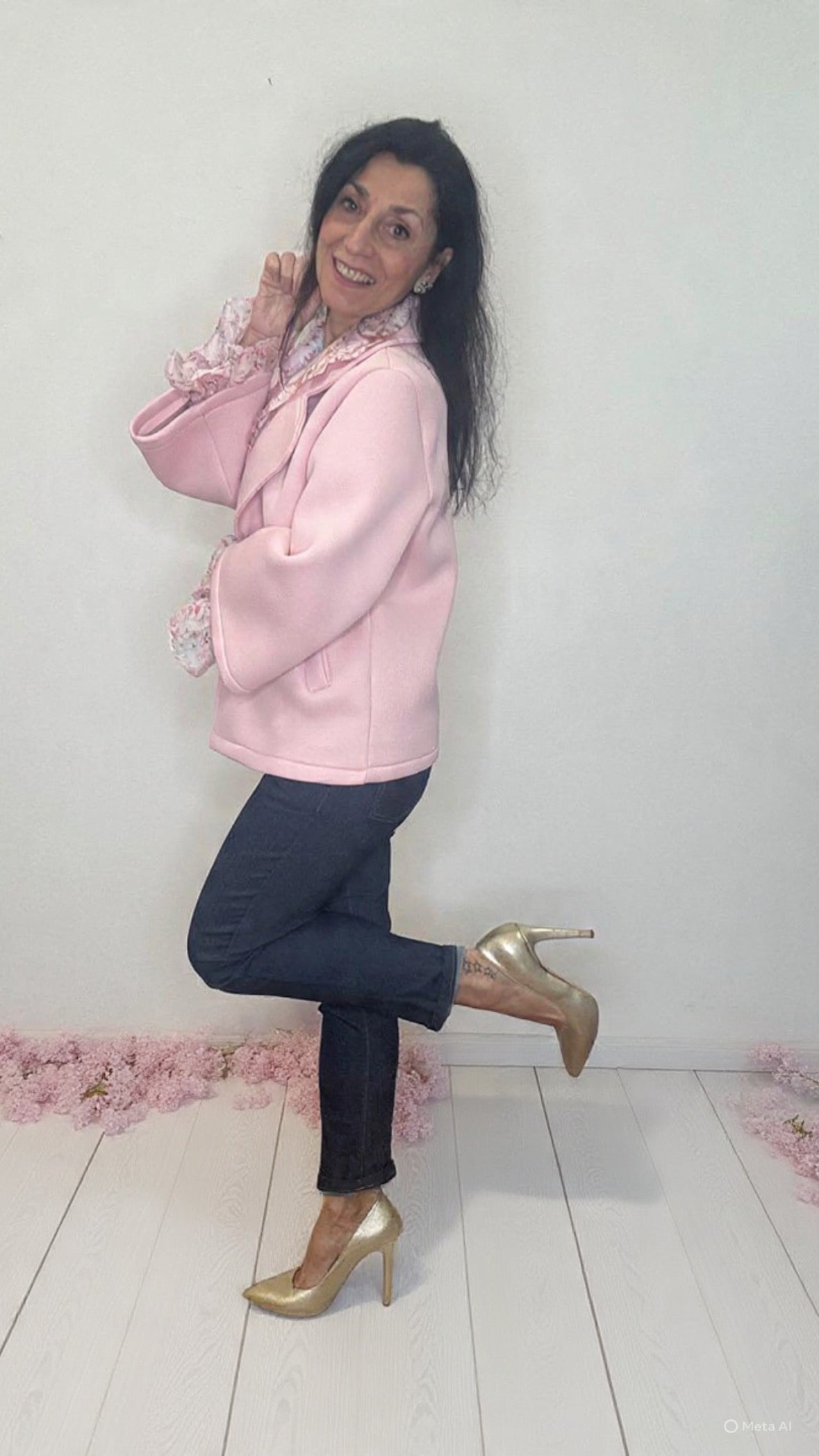 Giacca Neoprene Rosa - Micambio