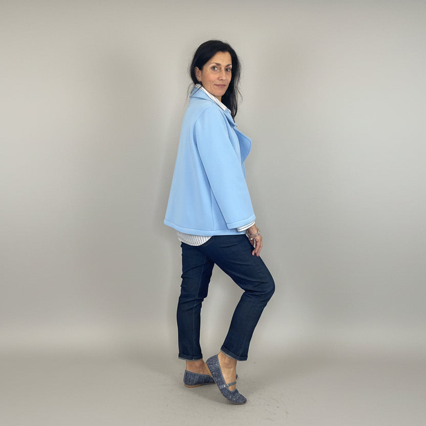 Giacca Neoprene Azzurro - Micambio