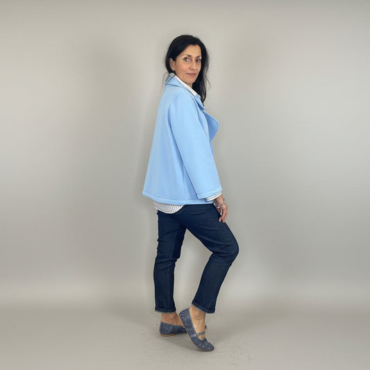 Giacca Neoprene Azzurro - Micambio