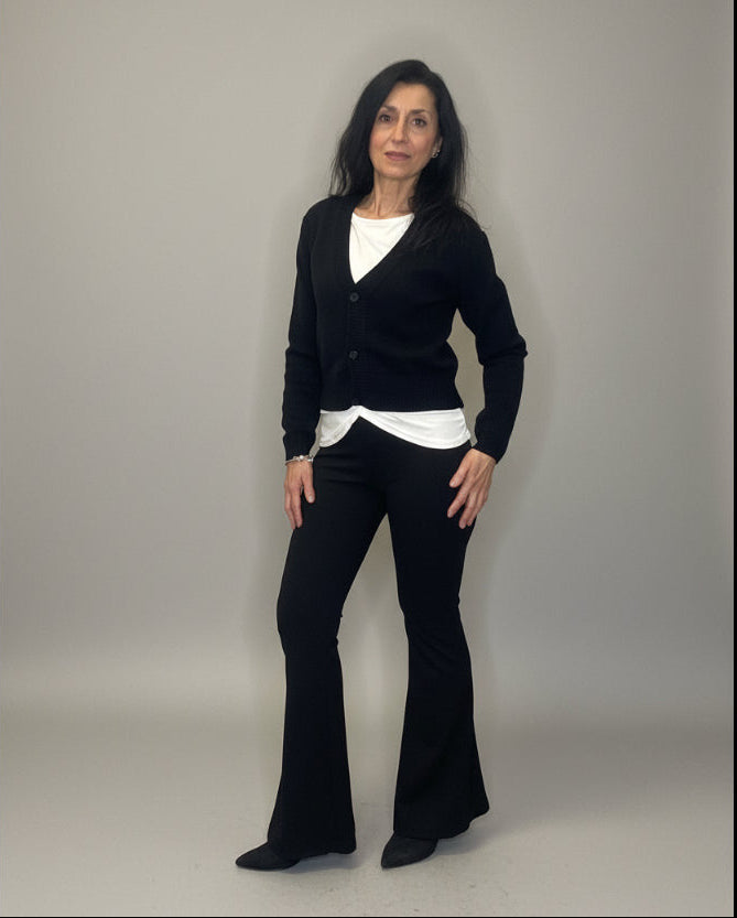 Cardigan Noir - Micambio