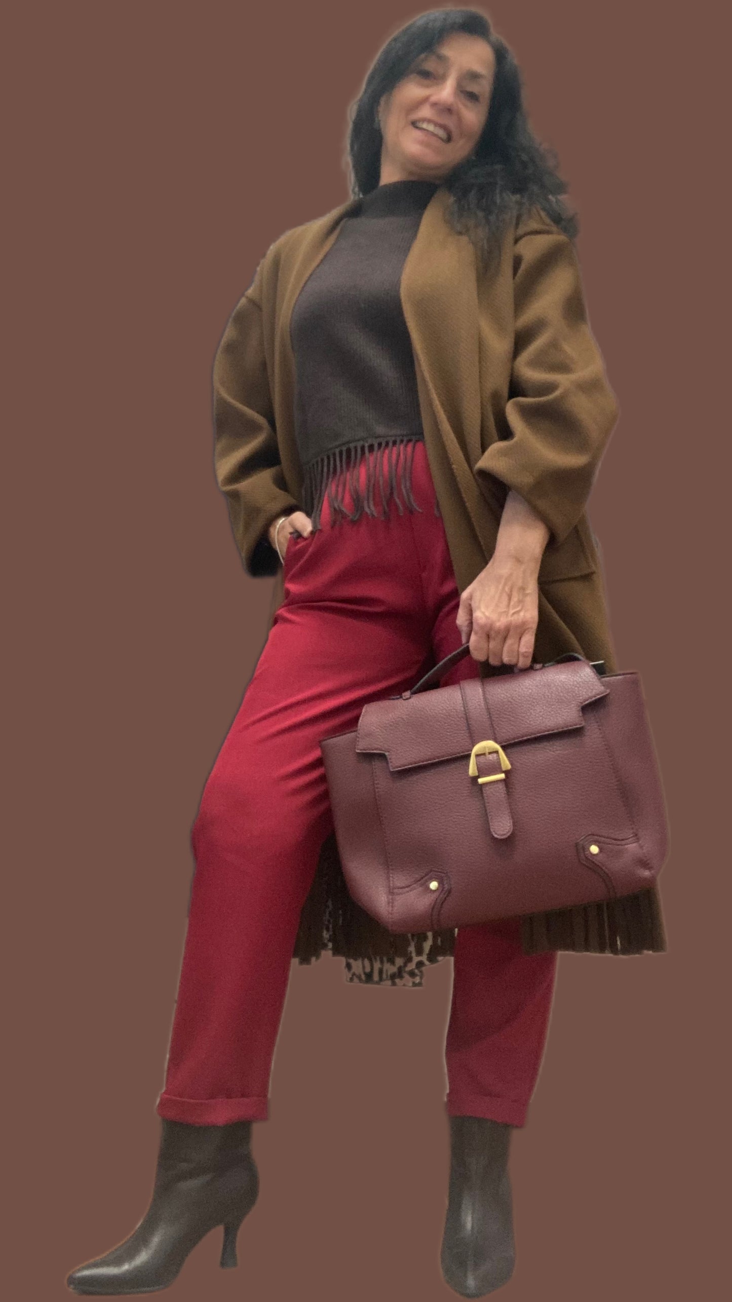 Pantalone Bordeaux