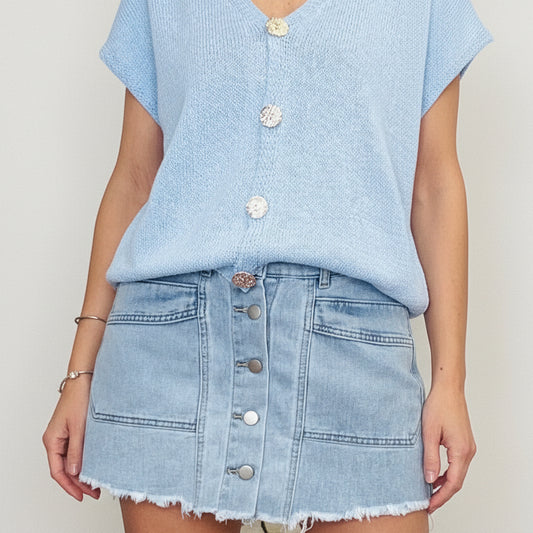 Pantagonna jeans azzurro chiaro - Micambio