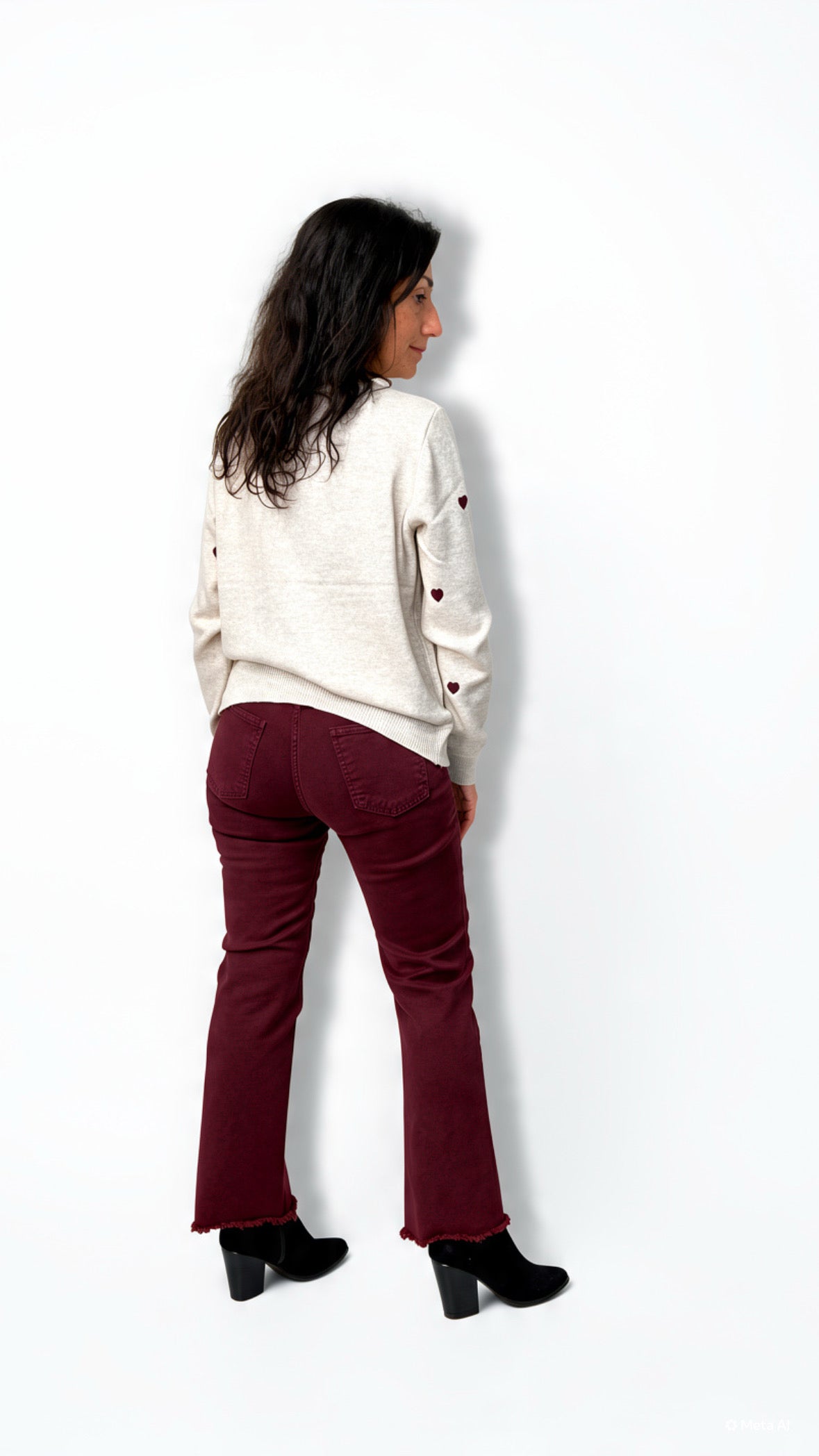 Jeans Burgundy - Micambio